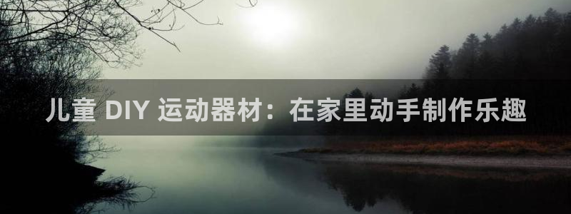 星欧娱乐彩票软件下载：儿童 DIY 运动器材：在家里