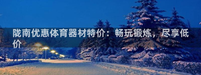 新星娱乐怎么开挂：陇南优惠体育器材特价：畅玩锻炼，尽